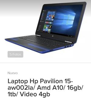 Vendo Laptop Hp 15 A10 1 Tb Disco, 16gb