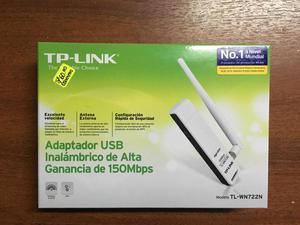 Vendo USB ADAPTADOR WIFI TPLINK WN722N NUEVO