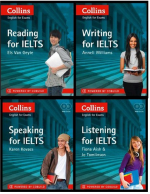 IELTS Reading, Writing, Speaking and Listening 4 libros en