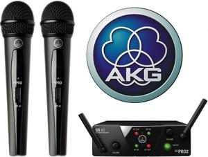 Microfono Inalambrico DOBLE UHF Akg Wms40 Mini Ht2