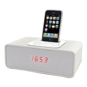 Radio Reloj Despertador y altavoz para iPod y iPhone ANSONIC