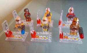 Star Wars compatible con Lego cristal clones shock troop