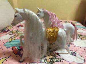 Caballos Ponys de Barbie Ambos