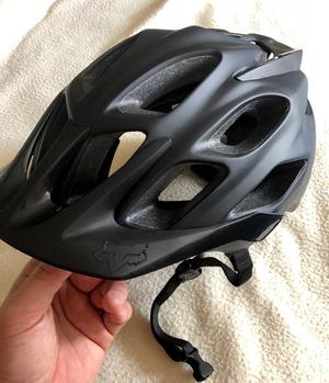 Casco Fox Racing Flux Helmet  - Matte Black