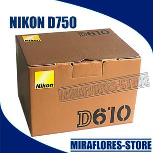 Cámara Nikon D610 Fx 24.3mp Full Hd Cuerpo nueva