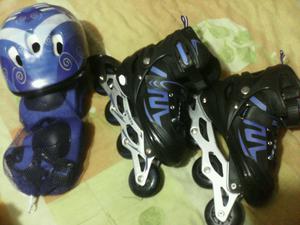 Patines Lineal 2en1 Luces Kit Regulable