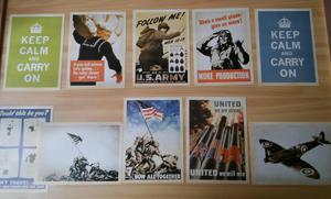 Tarjetas Postales Propaganda Americana