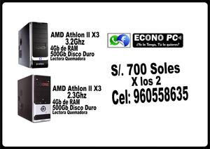 VENDO 2 CPU AMD Athlon ll X3