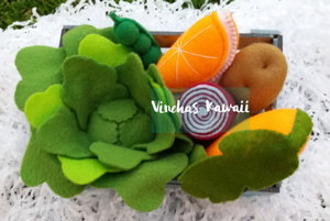 Frutas y Verduras en Fieltro