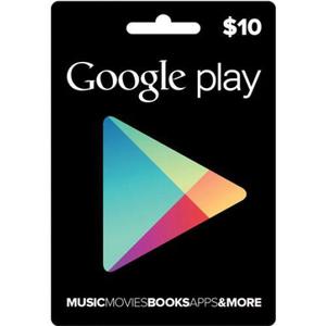Tarjeta Google Play de 10$