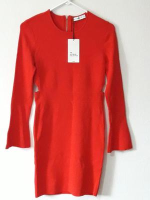Vestido de Invierno Rojo Marca Zara