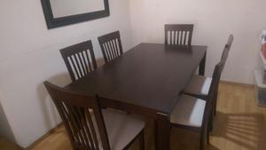 Juego de Comedor 6 Sillas