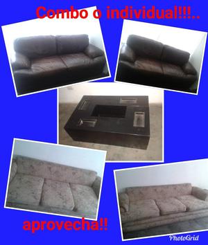 Lindos muebles con mesa un mueble es de cuero