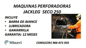 PERFORADORA JACKLEG SECO 250 NUEVOS Y REPOTENCIADOS