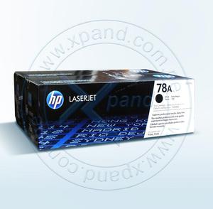 Doble paquete de cartuchos de tóner HP 78A LaserJet, color