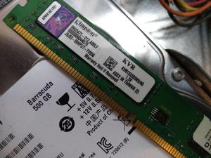 VENDO DISCO DURO SEAGATE 500GB Y MEMORIA RAM 4GB DDR3 TODO