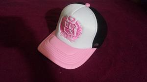Gorra Gorro Escudo nacional Del Peru rosado para Mujer