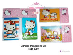 Libreta Magneticás 3D Hello Kitty