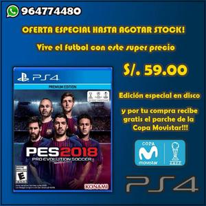 Pes  Ps4 Físico Nuevo