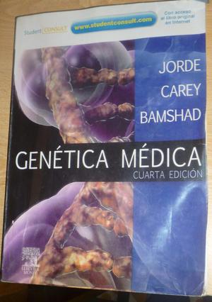 Libro: Jorde Genetica Medica