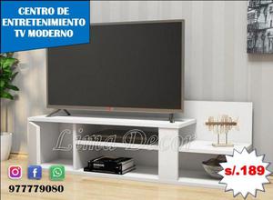 Mueble de Tv de Melamina Blanco