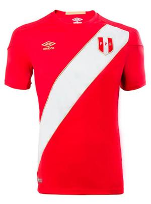 Camiseta Perú Rojo Polo Selección Varón