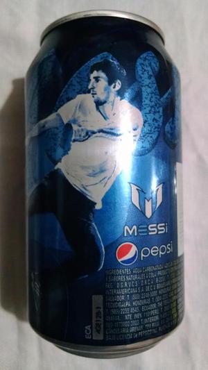 PEPSI EN LATA. MESSI. VACIA