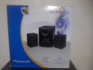 Parlantes con boofer micronics