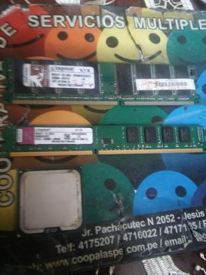 VENDO MEMORIAS RAM Y PROCESADOR INTEL