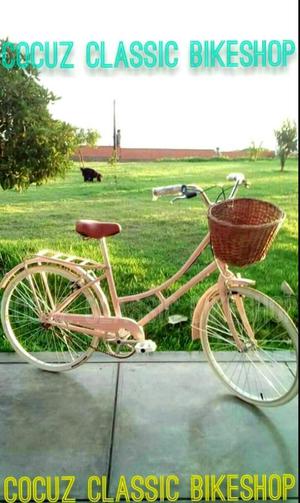 Bicicleta Mujer Vintage Nueva Paseo Retr