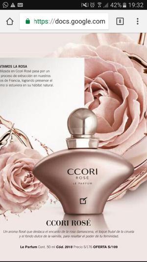Perfume Ccori Rose de Unique