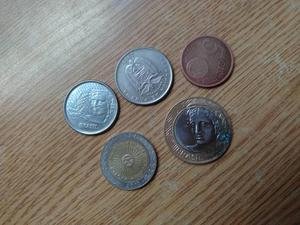 monedas variadas