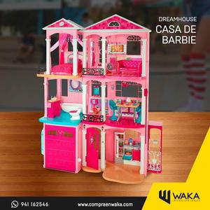 Casa Barbie Mattel 3 Pisos con Accesorios, Nuevo Original