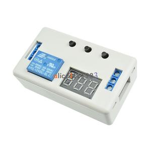 temporizador 12V de retraso Control Interruptor Pantalla LED