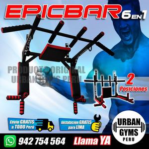 Epicbar 6en1 Barra Multifuncional Fitnes