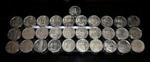 Monedas de coleccion en venta 34 Monedas de sol sin repetir