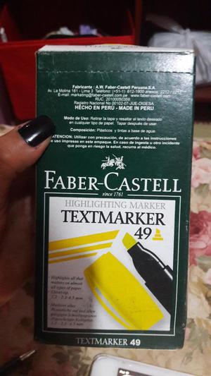 Subrayador Faber Castell Amarillo