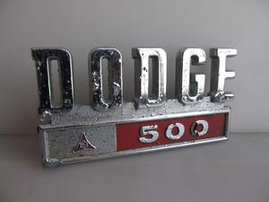 antiguo emblema DODGE 500