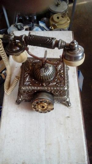 Antiguo Telefono Labrado