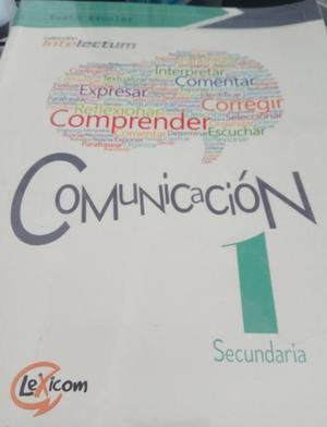 Libro Comunicacion Intelectum 1ro. Secundaria: Texto escolar