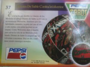 Pepsi Card Marvel 37 Enemigos Mortales