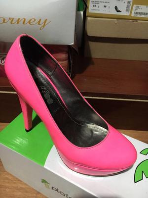 Zapatos charol fucsia