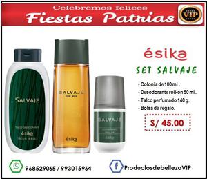 EL MEJOR SET DE PERFUME Y CUIDADO PERSONAL SALVAJE