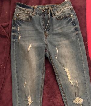 Jean Rasgado Boyfriend Skinny 28