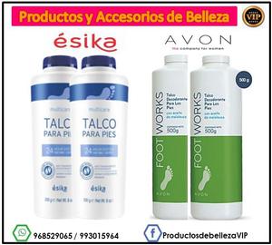 TALCOS PARA PIES AVON ESIKA