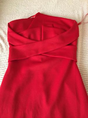 Vestido Rojo de Gala Talla S
