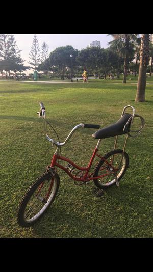 Bicleta Vintage de Paseo Color Rojo