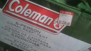 Carpa Coleman 6 Personas