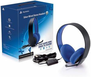 Headset PlayStation Silver Wired Stereo