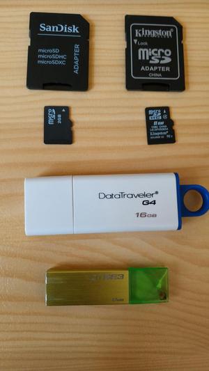 Remato memorias USB y tarjetas microSD